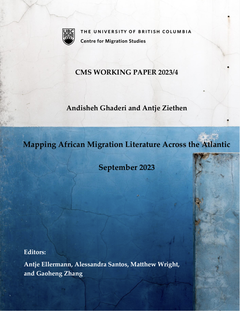 Mapping African Migration Literature Across the Atlantic - Centre for ...